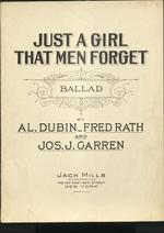 [1923] Just A Girl That Men Forgot. Ballad